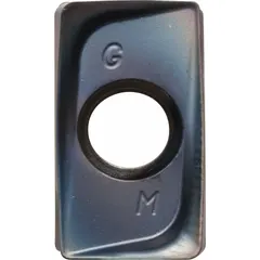This rectangle indexable milling insert is designed for general-purpose milling of steel and cast iron. The PR1525 grade provides wear resistance for medium to heavy roughing operations in industrial machining applications.
