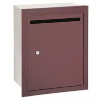 Letter Box: 1 Doors, 19 in H x 15 in W x 6 3/4 in D, Recessed Mounting, Powder Coated (MPN 2245ZP)