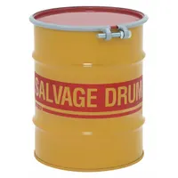 APPROVED VENDOR Salvage Drum: Steel, 10 gal, Lever Lock Ring, 20 ga / 20 ga / 20 ga, Salvage Drum (MPN HM1002Q)