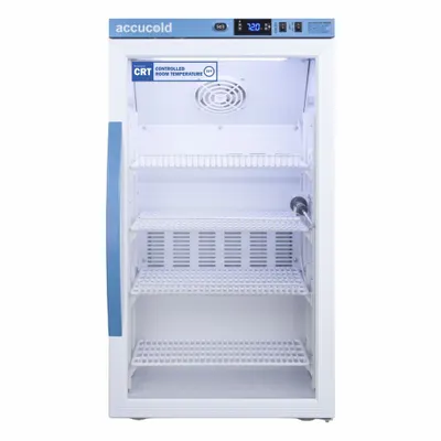ACCUCOLD Controlled Room Temperature Cabinet: 115V AC, 68°F to 77°F, 18 1/2 in Overall Wd - Controlled Room Temperature Cabinets