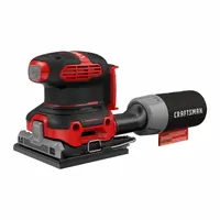 CRAFTSMAN Cordless Handheld Sheet Sander: 20V MAX*, Bare Tool, Clamp, Palm Grip, Variable Speed, V20 (MPN CMCW222B)