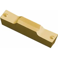 Carbide grooving insert for CNC lathes and machining centers. Used for precision grooving, parting, and profiling operations on metal workpieces.