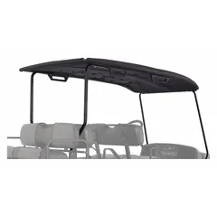 Overhead sun protection accessory for personnel and utility vehicles. Fits vehicles with an overall length of 80 to 82 inches. Provides shade for operators during outdoor use in industrial, warehouse, or campus settings.