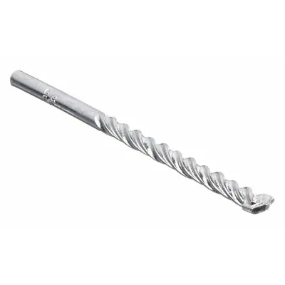 WESTWARD Round Hammer Drill: 1/8 in Drill Bit Size, 2 in Max Drilling Dp - Round-Shank Masonry Drill Bits