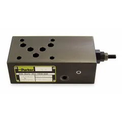 The Parker RM3PT25SN is a general purpose pressure relief valve with D05 NFPA size, rated for a maximum pressure of 3,500 psi. It is used in hydraulic systems to limit pressure and protect components from overpressure in industrial machinery and mobile equipment.