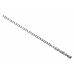 This straight-flute solid carbide chucking reamer is used for precision finishing of holes in metalworking applications. It removes minimal material to achieve tight diameter tolerances and smooth surface finishes in production machining, tool and die work, and general manufacturing.