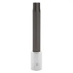 Fixed insert hex bit socket with 9/32 in hex tip size and 2 3/4 in overall length. Designed for driving hex fasteners in assembly, maintenance, and repair tasks. Suitable for use in confined spaces.