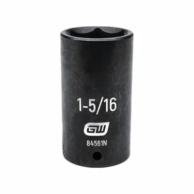 GEARWRENCH General Purpose Impact Sockets: 1/2 in Drive Size, SAE, 1 5/16 in Socket Size - 1/2" Drive Impact Sockets