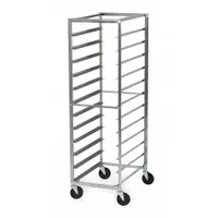 LAKESIDE Pan and Tray Rack: 12 Slots, 5 in Betw Shelves, 400 lb Capac, 21 in Wd, 68 1/2 in Ht, Gray (MPN 159)
