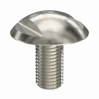 Machine Screw: M4x0.70 Thread Size, 8 mm Lg, Truss Head, Spanner, 316, Stainless Steel, Plain (MPN K1329.04X8)