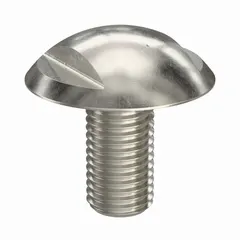 M4x0.70 thread, 8 mm length, truss head with spanner drive, 316 stainless steel, plain finish, 6 mm width across flats. Used in food processing, pharmaceutical, and sanitary equipment where corrosion resistance and easy cleaning are required.