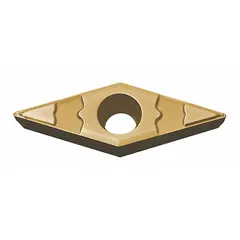 This diamond indexable turning insert is designed for precision machining of non-ferrous materials, composites, and abrasive alloys. It is suitable for turning, facing, and profiling operations, delivering high surface finish and extended tool life.