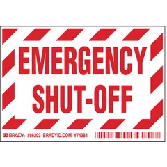 Label: Polyester, Adhesive Sign Mounting, 3 1/2 in x 5 in Nominal Sign Size, 0.01 in Thick, 5 PK (MPN 86203). Key specifications — Sign Mounting Style: Adhesive; Retroreflective Grade: Not Retroreflective; Glow In The Dark: No.