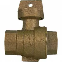 A.Y. MCDONALD Stop and Waste Valve: 3/4 in Pipe Size, FNPT x FNPT, 150 psig Max Op Pressure, Tee (MPN 76001-3/4")