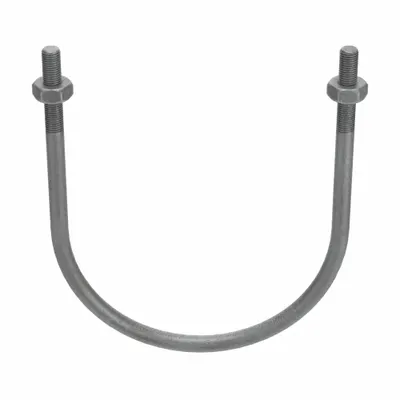 Standard U-Bolt: 7/8"-9 Thread Size, For Pipe Size 14 in, 17 5/16 in Inside Ht - Standard U-Bolts