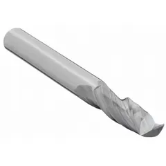 General purpose carbide square end mill with 4.5 mm mill diameter, 2 flutes, 16 mm length of cut, and 51 mm overall length. Suitable for slotting, profiling, and contouring in machining operations on metals and composites.