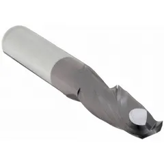 General purpose carbide ball end mill with AlTiN coating for extended tool life. Features 2 flutes, 3/16" mill diameter, 3/4" length of cut, and 2-1/2" overall length. Suitable for contouring, slotting, and 3D profiling in metal and composite materials.