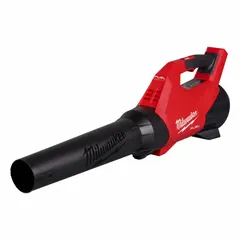 This cordless handheld blower delivers 500 cfm maximum air flow and 120 mph maximum air speed. Powered by the M18 battery platform, it is suited for clearing leaves, grass clippings, and light debris from driveways, patios, and worksites.