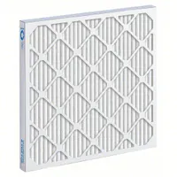 Pleated Air Filter: 20 in x 24 in x 2 in, MERV 9, High Strength