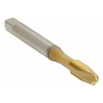 OSG Spiral Point Tap: 1/4"-28 UNF, 2B, 3 Flute, Plug Chamfer - General Purpose Spiral-Point Taps