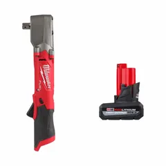 This cordless impact wrench features a brushless motor and 1/2-inch drive, delivering 220 ft-lb of fastening torque on 12 V DC power. It is suited for fastening and loosening bolts and nuts in automotive repair, equipment assembly, and general maintenance tasks. The kit includes model numbers 2565P-20 and 48-11-2450.