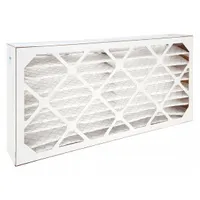 Pleated Air Filter: 12 in x 24 in x 4 in, MERV 10, Gen Use