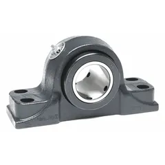 MOLINE BEARING Pillow Block Bearing: 3 in Bore, Fixed, Cast Iron, 3 1/8 in Shaft Ht, 4 Holes (MPN 19341300). Key specifications — Maximum Speed: 1,965 RPM; Mounting Bolt Size: 5/8 in; Brand: MOLINE BEARING.