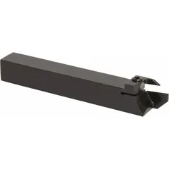 The KYOCERA KGML2525M4 is an indexable toolholder for external grooving, parting, and turning operations. It accepts M4-size inserts and features a 25 mm square shank for rigid mounting in CNC lathes or manual machines. Suitable for general machining applications requiring precise groove dimensions and surface finish.