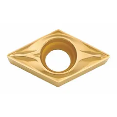 Diamond indexable turning insert designed for precision machining of non-ferrous materials. Suitable for turning, boring, and facing operations on CNC lathes, delivering high surface finish in fine finishing applications.