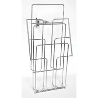 TRESTON Documents Holder: 2 3/4 in x 9 3/8 in x 18 1/4 in, 1 Hooks, 2 3/4 in Hook Dp, Screw-In (MPN 838380-51)
