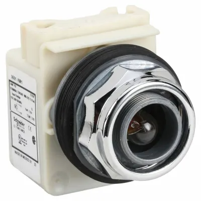 SCHNEIDER Pilot Light: 30 mm Panel Mounting Size, No Lens Included - Incandescent Pilot-Lights without Lenses