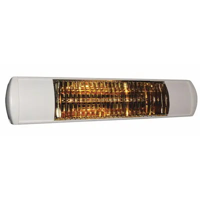 SOLAIRA Electric Infrared Heater: 1500W/2000W Watt Output, 208/240V AC, 1 Phase - Indoor/Outdoor Suspended Infrared Radiant Electric Wall Heaters
