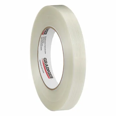 OEM Strapping Tape: 5.9 mil Tape Thick, 3/4 in x 60 yd, Clear - Medium-Duty Strapping Tape