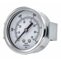 PIC GAUGES Industrial Pressure Gauge: 0 psi to 1,000 psi, 2 1/2 in Dial, 1/4 in NPT Male, 103D, 103D (MPN 103D-254M)