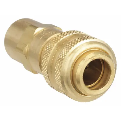 DIXON VALVE & COUPLING Quick Connect Hose Coupling: 1/2 in Body Size - Industrial Interchange Brass Quick-Connect Air Coupling Bodies