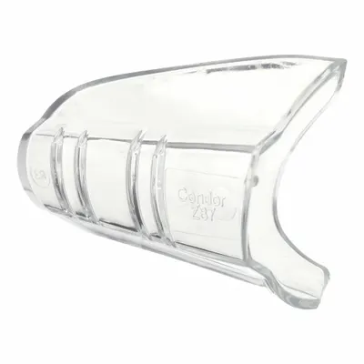 CONDOR Sideshield: Clear, PVC, Slip-On - Side Shields for Condor Safety Glasses