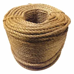 APPROVED VENDOR Manila Utility Rope, 5/8 in Dia, 790 lb WLL, Static
