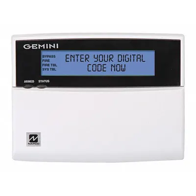 NAPCO Door Style Keypad: 4 3/8 in Overall Ht, 1 1/8 in Overall Lg, 5 7/8 in Overall Wd - Keypads for Security Systems