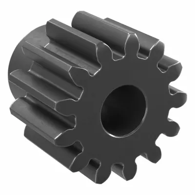KHK GEARS Spur Gear: Module m 2, 13 Teeth, 10 mm Bore Dia, Black Oxide Coated Carbon Steel - Metric Spur Gears with Standard Hub