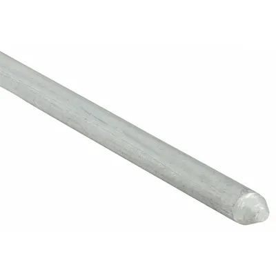 NVENT ERICO 815880 Pointed End Ground Rod, 5/8 in Dia x 8 ft, Galvanized Steel - Grounding Rods