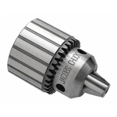 JACOBS Drill Chuck: 3/8"-24, 3/64 in to 3/8 in Capacity - Thread-Mount Keyed Drill Chucks