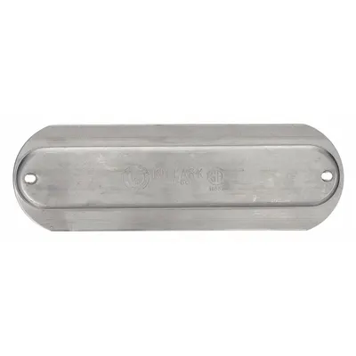 HUBBELL KILLARK Covers for Conduit Access Fitting: Aluminum, O Series, 1 1/4 in_1 1/2 in Trade Size - Covers for Conduit Access Fittings
