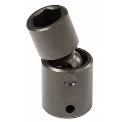 This 3/8" drive metric flex impact socket features a 17 mm, 6-point standard configuration with a black oxide finish. It is not tether capable. Designed for use with impact tools, the flex construction allows access to fasteners in confined or angled spaces common in industrial maintenance, automotive repair, and equipment assembly.