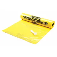 PIG Disposal Bags: Polypropylene, Yellow, 55 gal Capacity, 65 in Lg, 38 in Wd, 65 in Ht, 6 mil Thick (MPN BAG115)