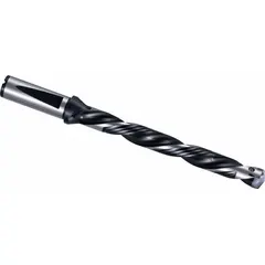 KYOCERA modular drill bit with replaceable tip, part number SF0625DRA100M8. Designed for general drilling in metalworking and industrial machining. The modular design enables quick tip changes without removing the tool from the spindle, reducing downtime. Suitable for applications requiring consistent hole quality in steel, stainless steel, and cast iron.