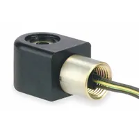 ARO Solenoid Coil: Universal, DIN 43650 Form A, 30 mm Coil Size, 24V DC, Molded Wires, F (MPN 114772-39)