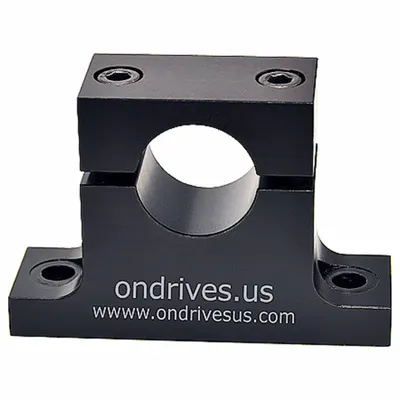 ONDRIVES.US Linear Shaft Support: SBLM, For 20 mm Shaft Dia, Anodized Aluminum - Top-Loading Linear Shaft Support Blocks