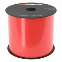 LabelTac Pro Model Reflective Supply: 4 in x 75 ft, Vinyl, Red (Gloss), Indoor/Outdoor (MPN LT404RF)