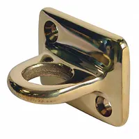 LAWRENCE METAL Wall Plate: 1 5/8 in Overall Ht, 1/2 in Overall Wd, Brass (MPN WALLPLATE-509X-2P)