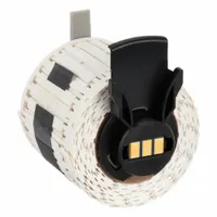 Tag Label: 5/32 in x 1 3/16 in, 1 1/8 in, Polypropylene, White, 300 Tags (MPN M6-30-390)